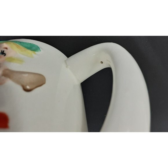 Vintage Mary Had a Little Lamb Mug 3D Nursery Rhyme Japan - Picture 7 of 10